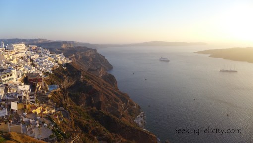 Fira sunset