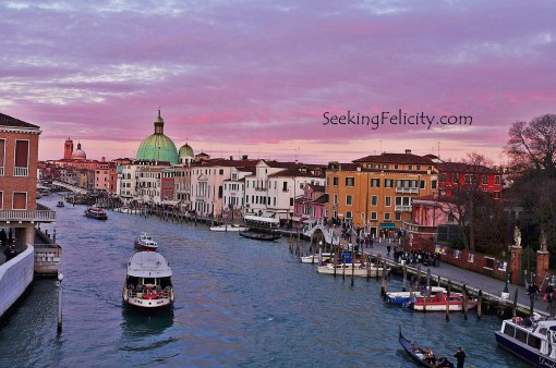 Sunset in Venice