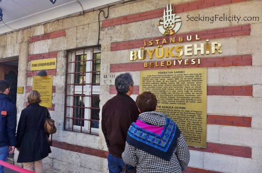 Entrance to the Basilica Cistern