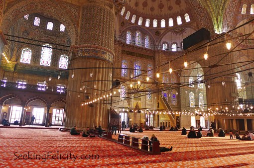 Inside the Blue Mosque